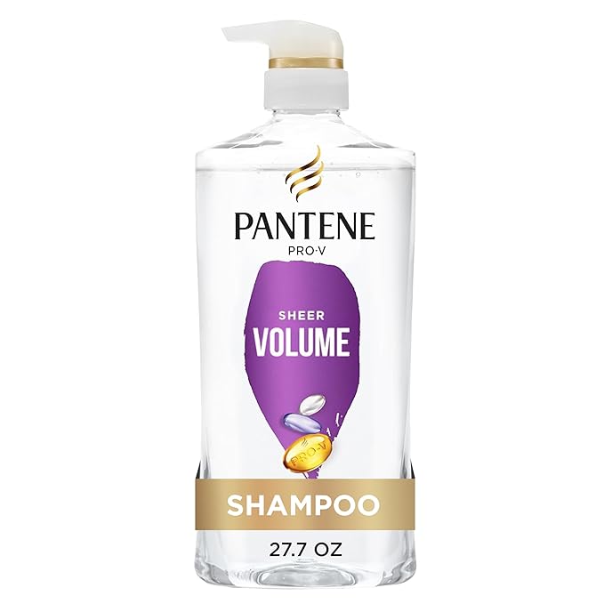 Pantene Shampoo, Sheer Volume - 72-Hour Fullness, Lightweight